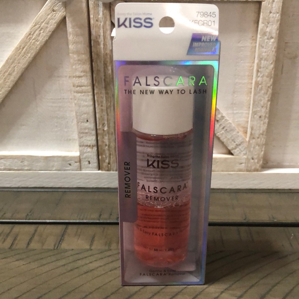 New In Box KISS Falscara Remover Eyelash Extension with Rosewater